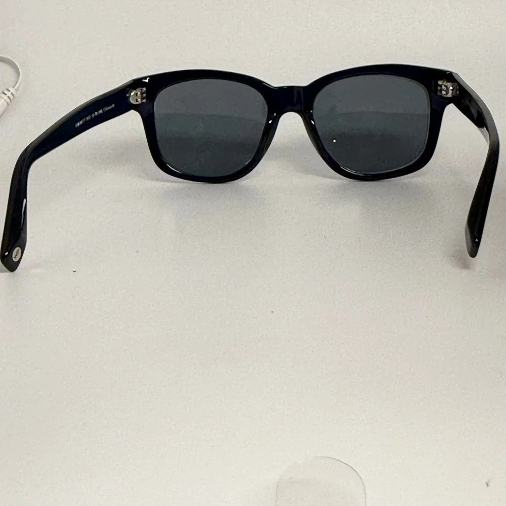 Warby Parker Everett 350 Sunglasses Navy Blue Square Frame 51-19-140 Mens Womens